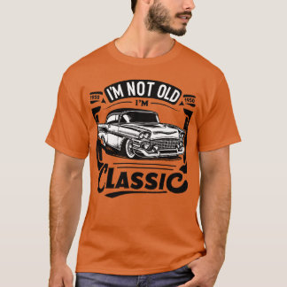 Camiseta Não Estou Velho Sou Clássico Carro Antigo