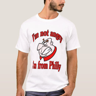 Camiseta Não estou zangado. Sou de Philly