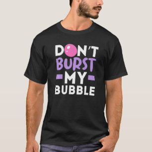 Camiseta Não estrague minha Comida de goma de mascar