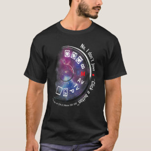 Camiseta Não Eu Não Só Clique Em Um Botão Câmera  Fotografi