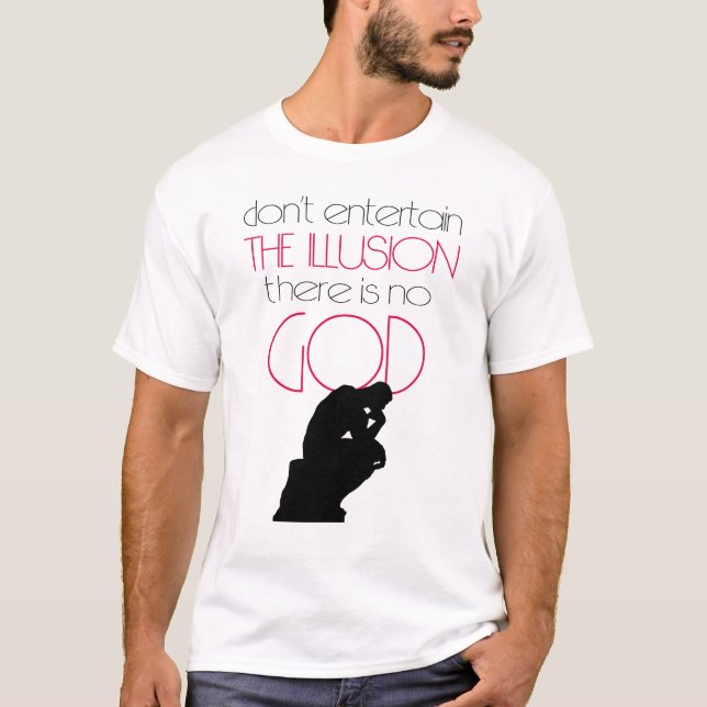 Camiseta Não existe Deus (Frente)