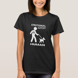 Camiseta Não Faça Carinho no Humano de Apoio Emocional - Do
