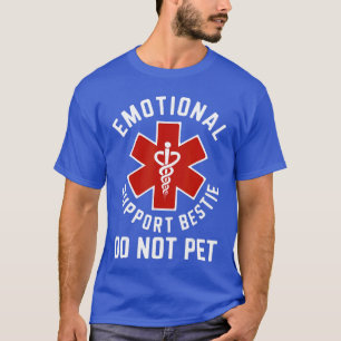 Camiseta Não Faça Carinho no Melhor Amigo de Apoio Emociona