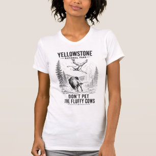 Camiseta Não Faça Carinho nos Bois Peludos - Yellowstone