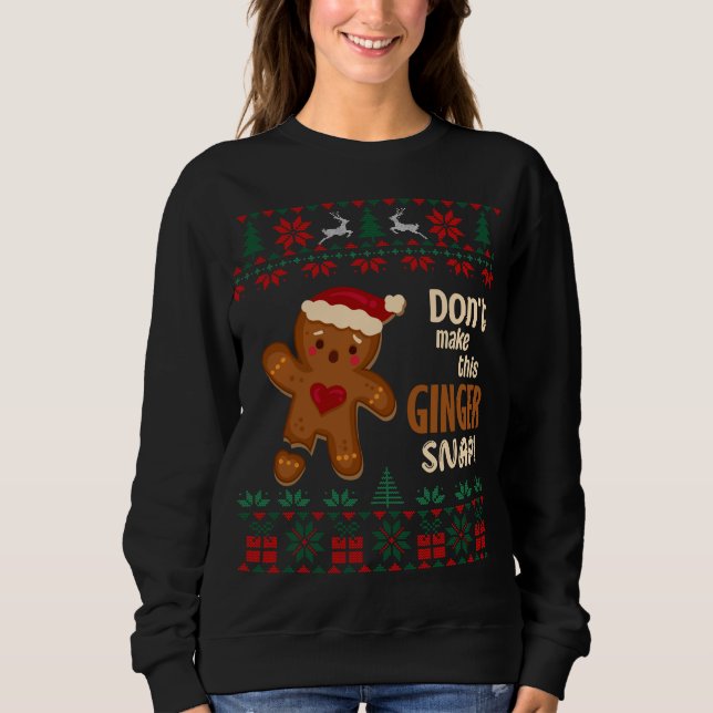Camiseta Não faça com que este Ginger Snap Redhead seja um  (Frente)