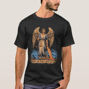 Camiseta Não Faça Pacto Com o Mal Arcanjo Miguel Jesus Vá