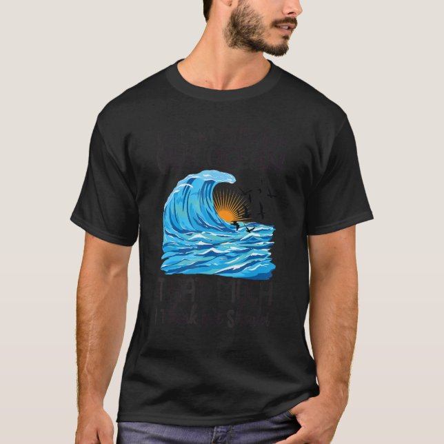 Camiseta Não falamos sobre nosso oceano tanto que acho que (Frente)