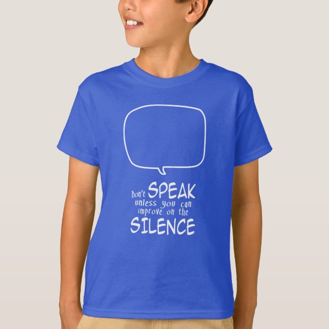 Camiseta Não Fale (Frente)