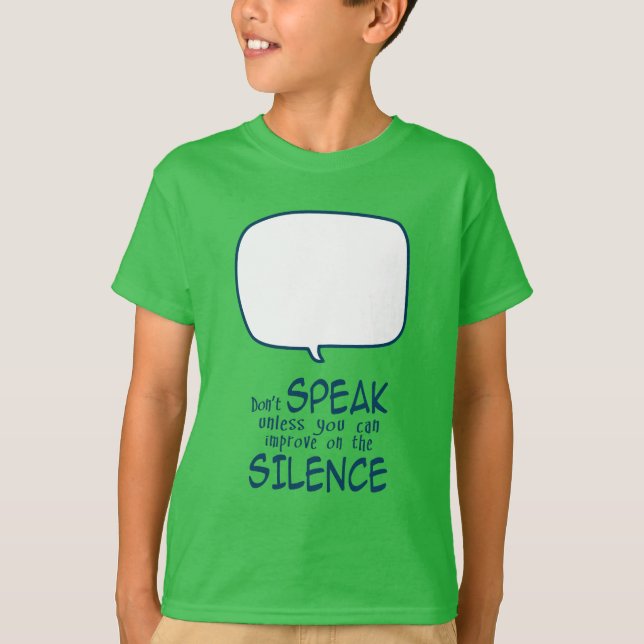 Camiseta Não Fale (Frente)