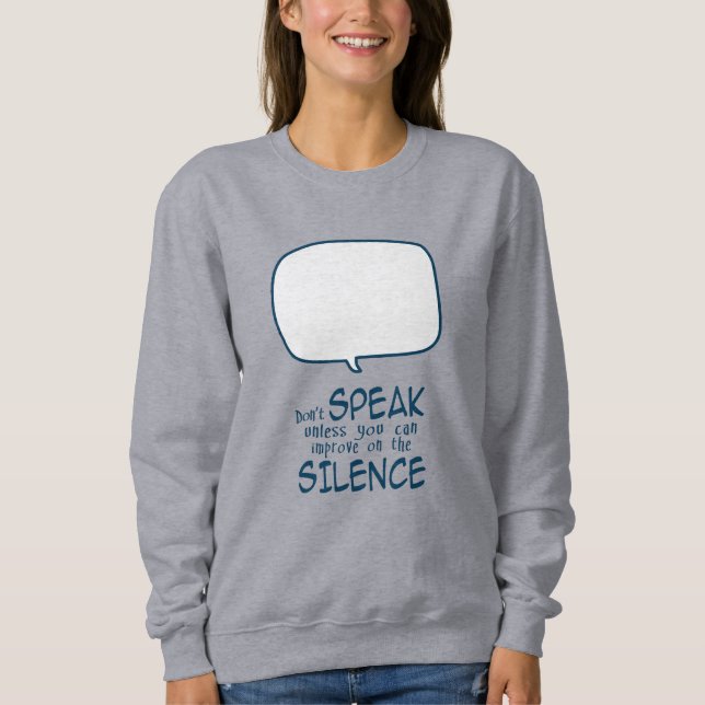 Camiseta Não Fale (Frente)
