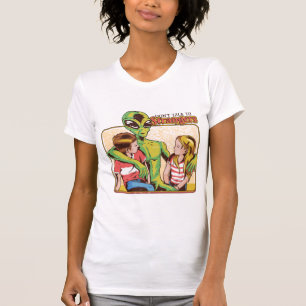 Camiseta Não fale aos desconhecido