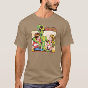 Camiseta Não fale aos desconhecido