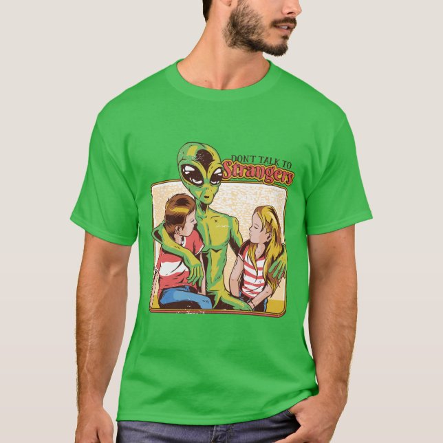 Camiseta Não Fale Com Estranhos (Frente)
