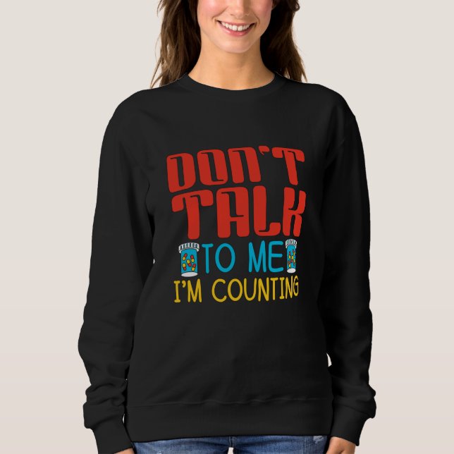 Camiseta Não fale comigo. Estou contando com farmacêutico. (Frente)