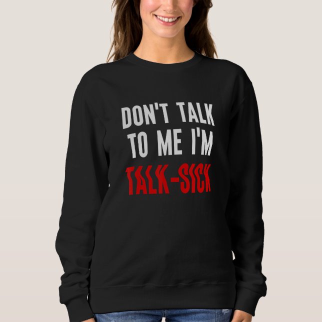 Camiseta Não fale comigo, estou doente (Frente)