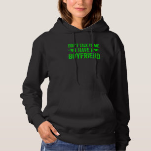 Camiseta Não Fale Comigo Eu Tenho Um Namorado 2