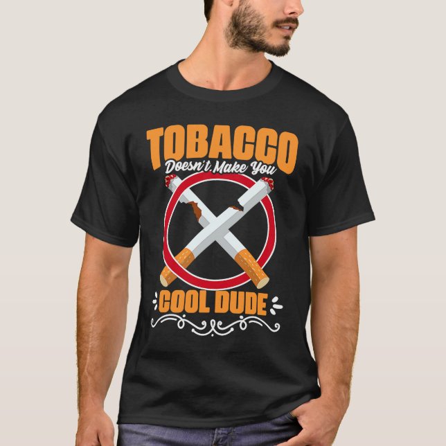 Camiseta Não faz Legal derrubar cigarros de cigarro (Frente)