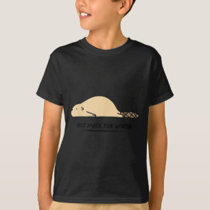 Camiseta Não Feito Para Inverno Castor Amante de Animais Fo