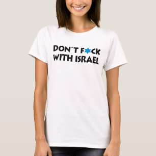 Camiseta Não Foda Com Israel - Orgulho do Estado Judeu