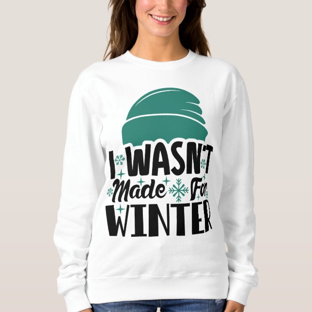 Camiseta Não foi feito para o inverno (Frente)