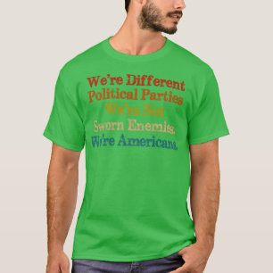 Camiseta Não Foram Emitidas Diferentes Partes Políticas