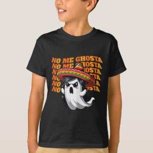 Camiseta Não, Ghosta Engraçado Mexicano Halloween Mulheres