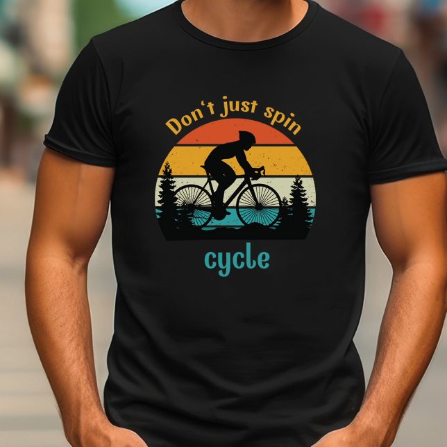 Camiseta não gire bicicleta de montanha (Criador carregado)
