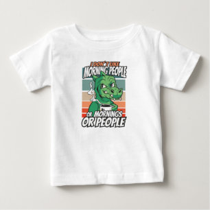 Camiseta Não gosto de pessoas matinais, ou manhãs ou pessoa
