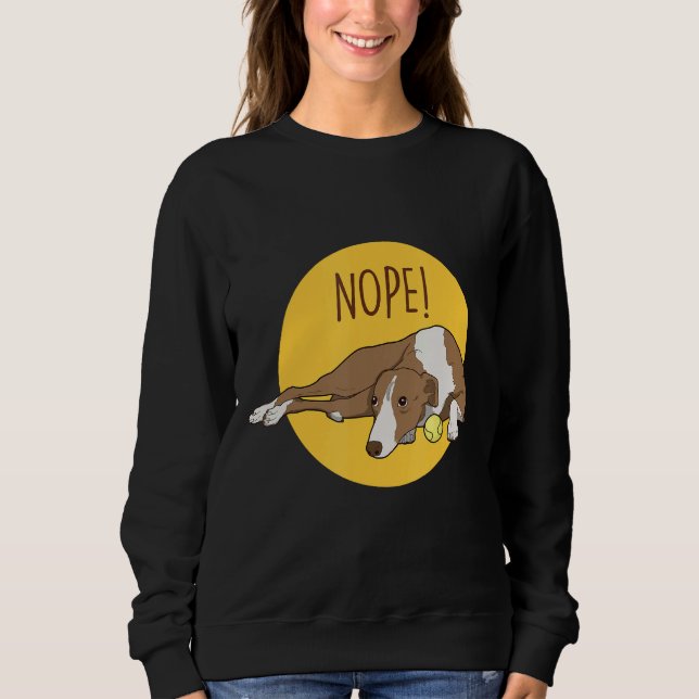 Camiseta Não! Greyhound Greyhound Rescue Greyhound (Frente)