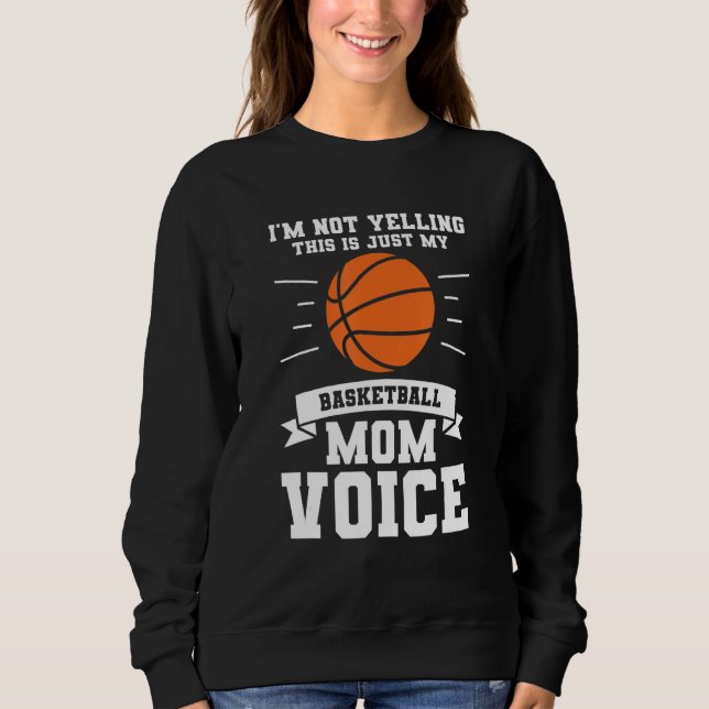 Camiseta Não Grito Que É Só A Minha Mãe De Basquete (Frente)