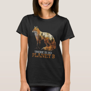 Camiseta Não há animais ameaçados pelo planeta B protegidos