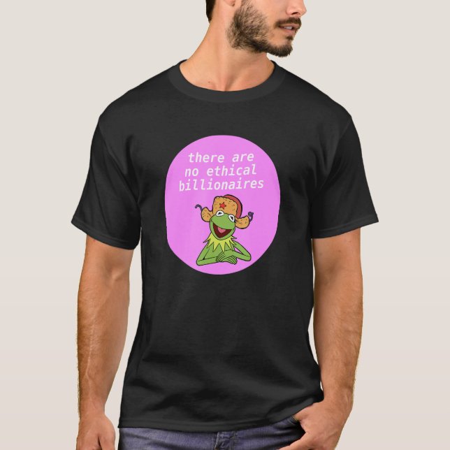 Camiseta Não Há Bilionários Antibilionários Éticos (Frente)