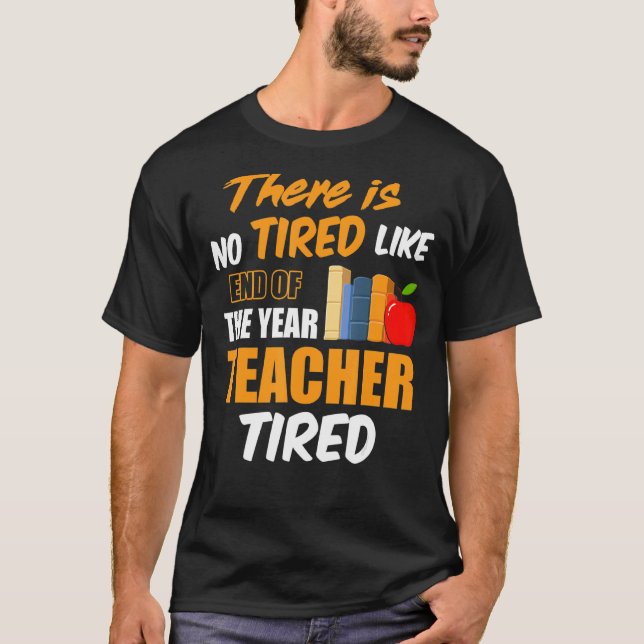 Camiseta Não Há Cansado Como O Fim Do Ano. (Frente)