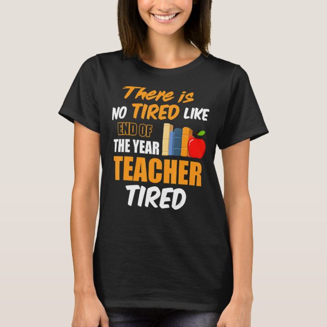 Camiseta Não Há Cansado Como O Fim Do Ano. (Frente)