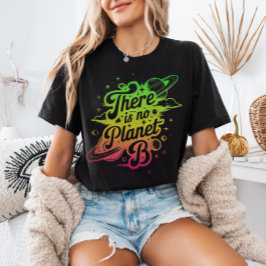 Camiseta Não há consciência das alterações climáticas no pl