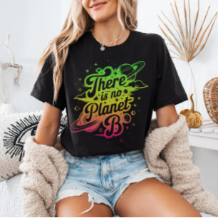 Camiseta Não há consciência das alterações climáticas no pl