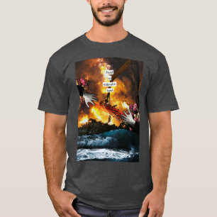 Camiseta não há crianças nas cabras de montanha