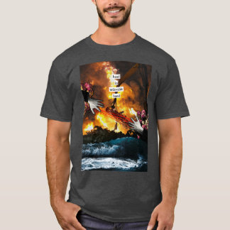 Camiseta não há crianças nas cabras de montanha