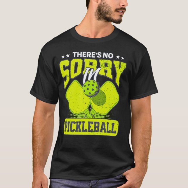 Camiseta Não Há Desculpa No Pickleball Engraçado (Frente)