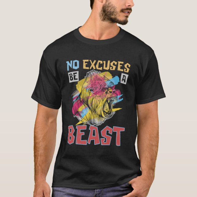 Camiseta Não Há Dúvidas Para O Gorila E O Macaco (Frente)