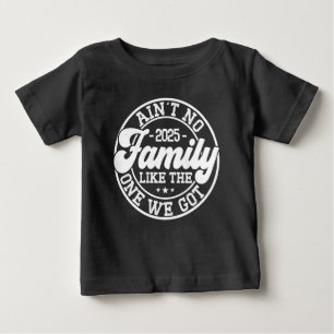 Camiseta Não há família como Festa de aniversário divertida