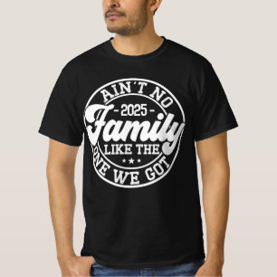 Camiseta Não há família como Festa de aniversário divertida