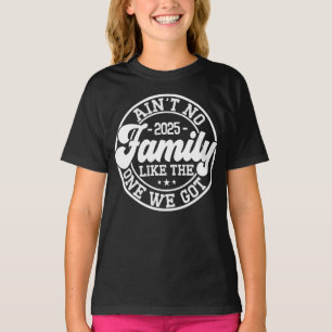 Camiseta Não há família como Festa de aniversário divertida
