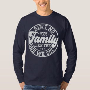 Camiseta Não há família como Festa de aniversário divertida