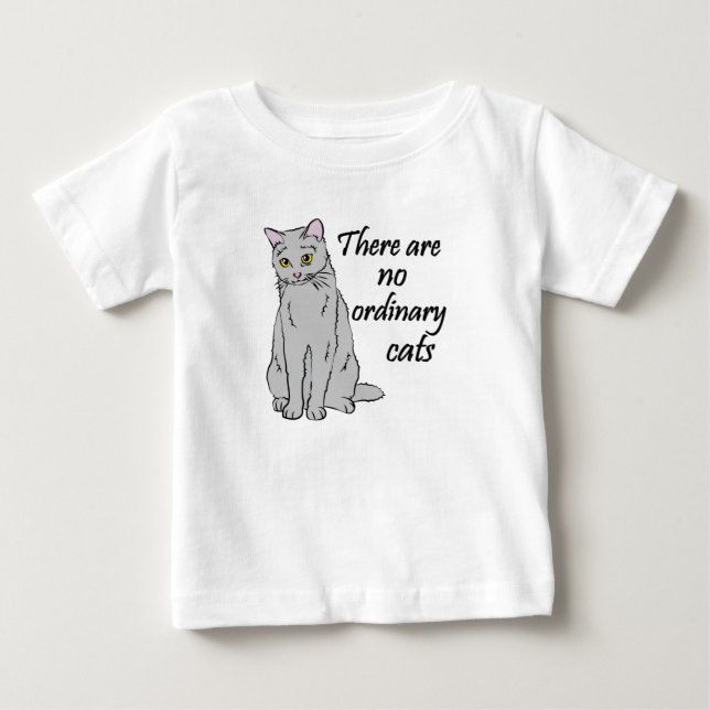 Camiseta Não Há Gatos Comuns (Frente)