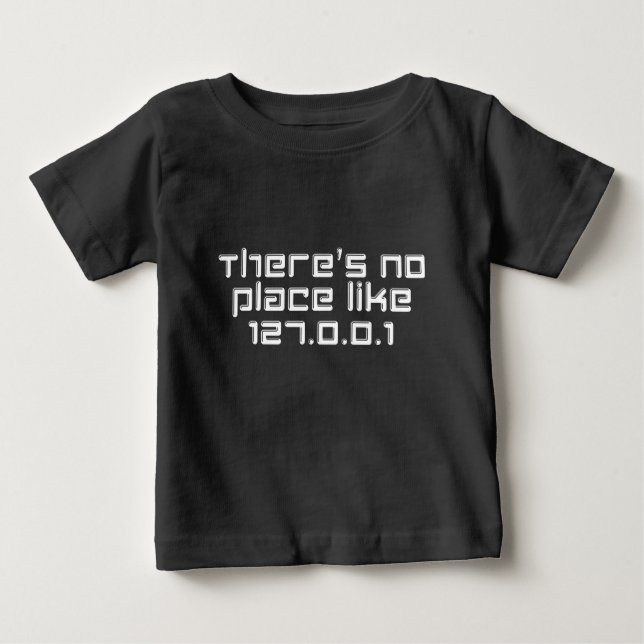 Camiseta Não Há Lugar Como 127.0.0.1 (Frente)