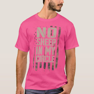 Camiseta Não Há Ovelha No Meu Círculo Camo Os Lobos De Band
