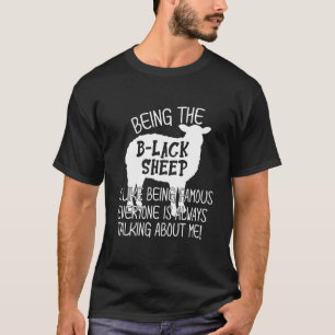 Camiseta Não Há Ovelhas Como Ser Famoso Todos São Alwa