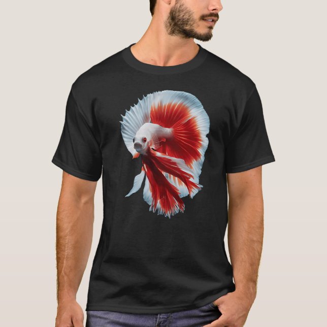 Camiseta Não há peixe betta mãe melhor do que eu (Frente)