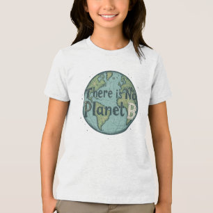 Camiseta Não Há Planeta B - Consciência Climática do Dia da